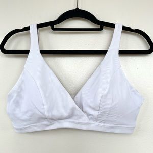 NWT Lululemon White Clear Waters Bikini Top (made for C/D cup)